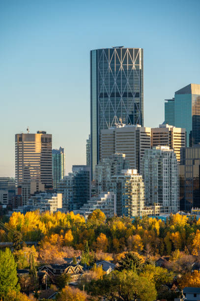 Calgary's Skyline in Autumn