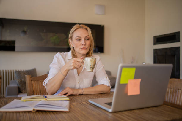 istock Mature woman working from home 1719678810