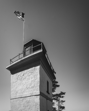 Lighthouse in Goderich, Ontario.