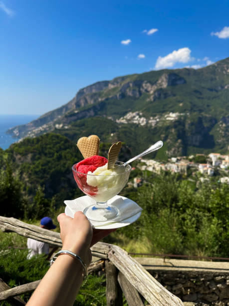 istock Villa Cimbrone. Italian ice cream. Amalfi coast. Italy 1719789082