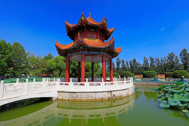 istock Chinese traditional Pavilion in the park 1719950157