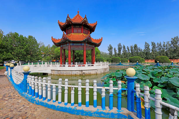 istock Chinese traditional Pavilion in the park 1719951002