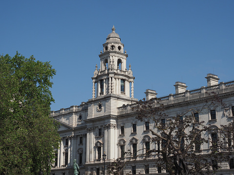 City Hall exterior in the downtown core of Baltimore Maryland USA