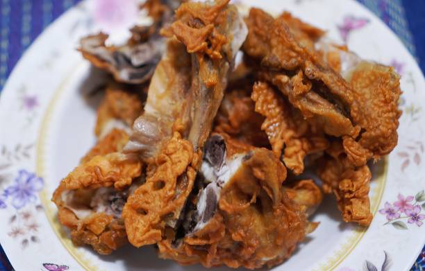 istock a dish of chicken and oysters. 1720040945