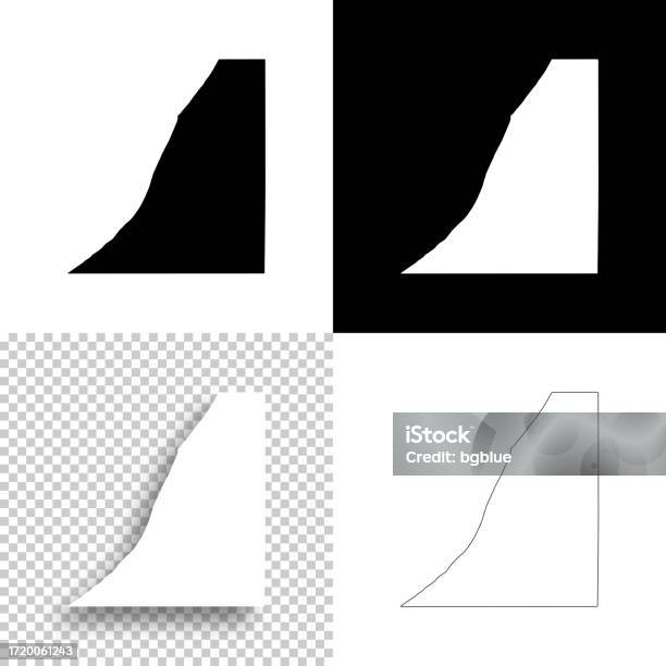 Ilustración de Condado De Berrien Míchigan Mapas Para El Diseño Fondos