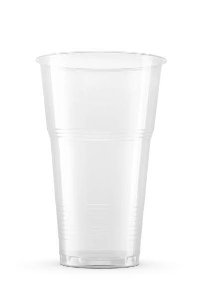 istock One empty disposable transparent plastic cup isolated on white with clipping path. 1720088518