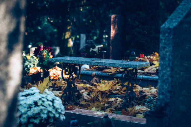 istock All Saints Day in cemetery in nostalgic autumnal time 1720094757