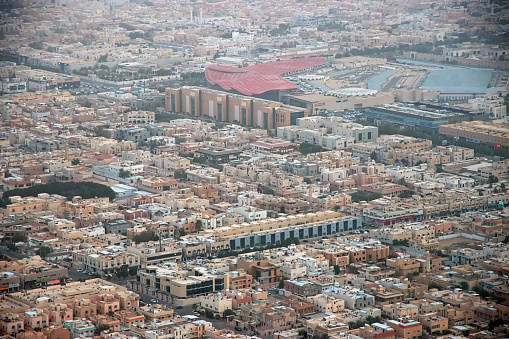 The view on downtown of Riyadh, Saudi Arabia