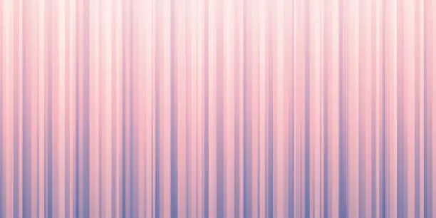 Vector illustration of Abstract design with vertical lines and Pink gradient - Trendy background