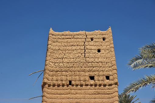The house in arab village close Najran, Asir region in Saudi Arabia