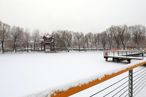 Winter scenery of North China