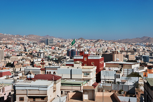 The panoramic view of Abha, Saudi Arabia