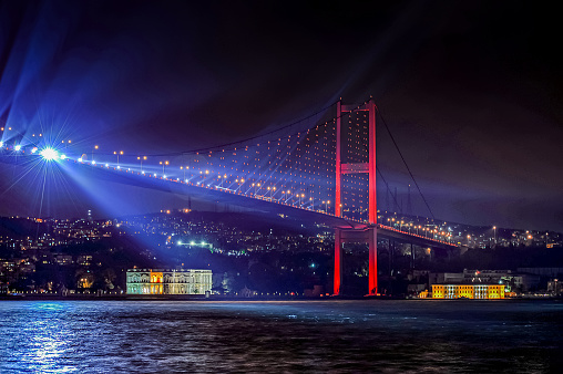 istock Lighting on the Bosphorus Bridge 1720177961