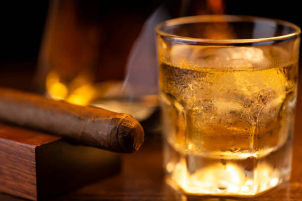 istock Whiskey and cigar- stock photo 1720183350