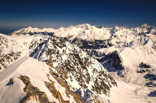 istock Mountain panorama in winter scenery. 1720186126