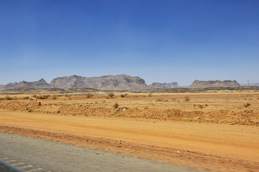 Nature of mountains of Asir region in Saudi Arabia