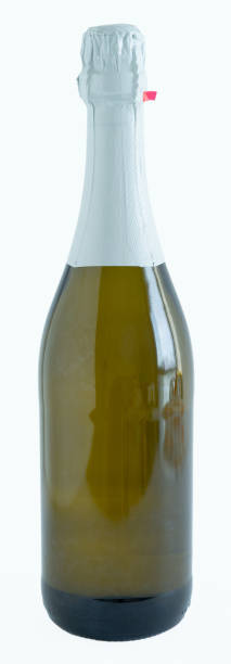 istock Glass bottle for champagne. Closed wine bottle. 1720206948
