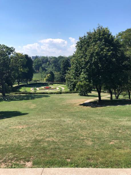 istock Green view from the park during summer 1720237042