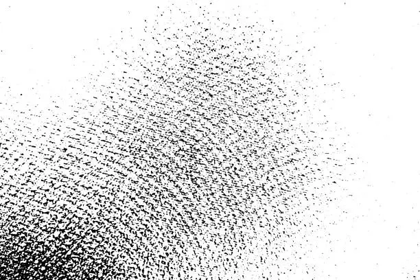 Vector illustration of Black vector texture. Paint imprint, textile trace.
