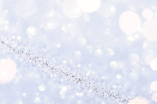 istock Christmas winter background with snow and flares 1720271767