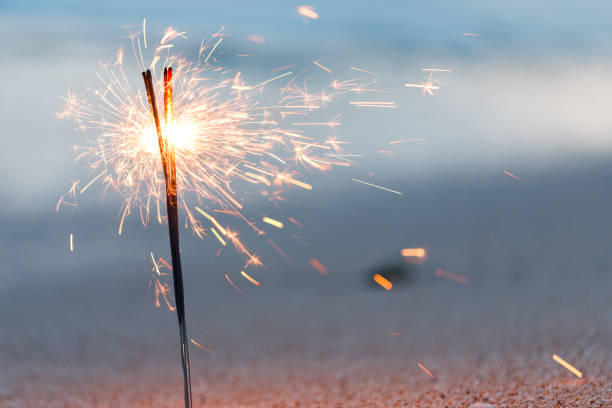 istock Bengal lights on the beach near ocean 1720300650