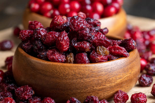 istock Dried red cranberries with sugar syrup 1720352896