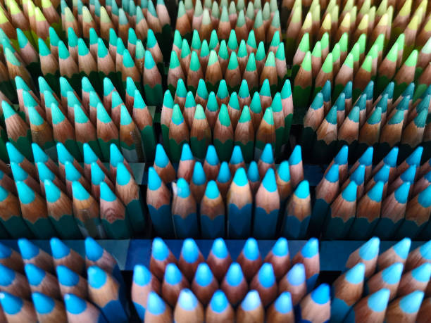 color pencil stock photo