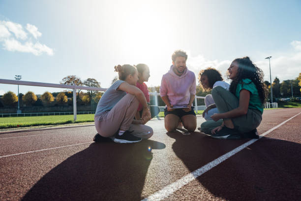 istock Talking Sports on the Track 1720365211