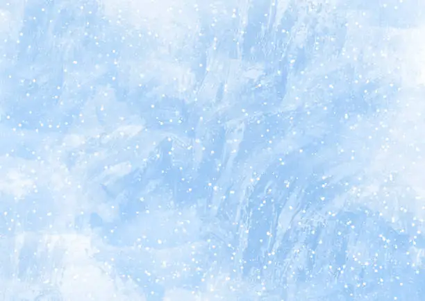 Vector illustration of Christmas background with snowy ice texture