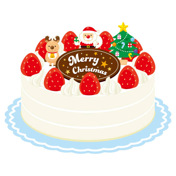 40+ English Christmas Cake Stock Illustrations, Royalty-Free Vector ...