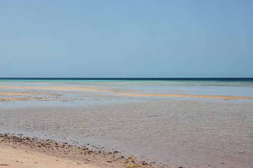 The view of Red sea in Saudi arabia