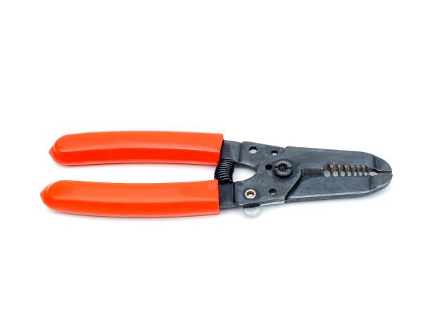istock Wire stripping pliers with orange handles isolated on white background. 1720424688
