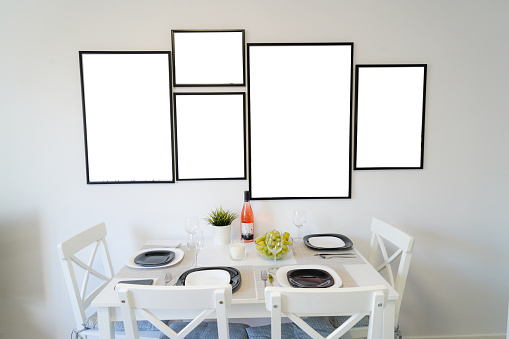 Dinner Table Frame Mockups for a Cozy Feel for Luxury Brands