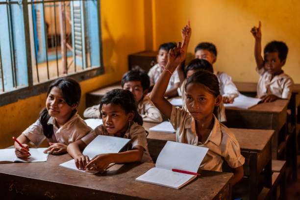 istock Cambodian school children during class, Tonle Sap, Cambodia 1720474225