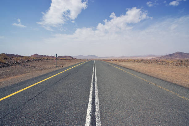 istock The road in Al Shaq Great Canyon, Saudi Arabia 1720482128