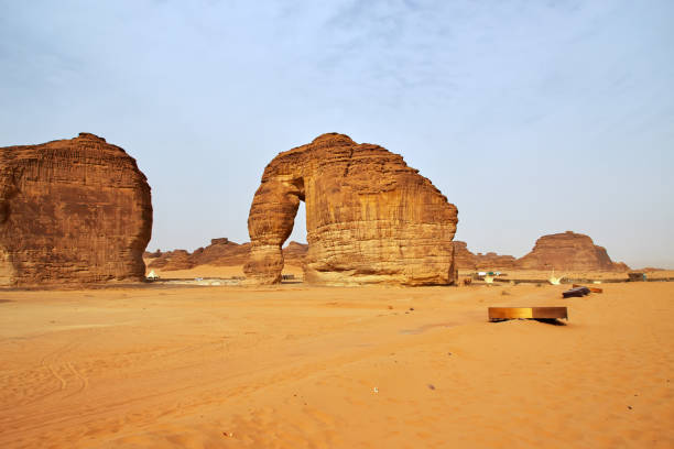 istock Stone Elephant in the desert close Al Ula, Saudi Arabia 1720483216