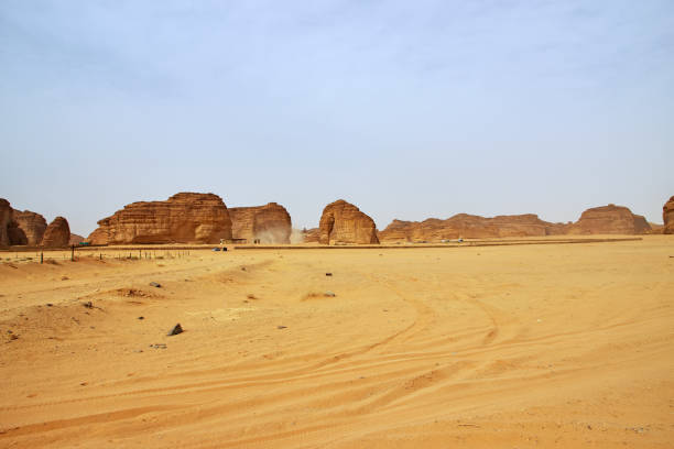 istock Stone Elephant in the desert close Al Ula, Saudi Arabia 1720483793