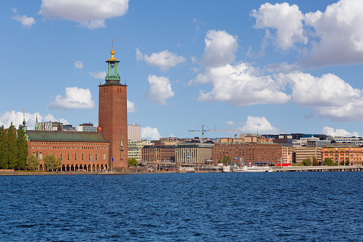 Panoramic view over Stockholm city, Capital of Sweden