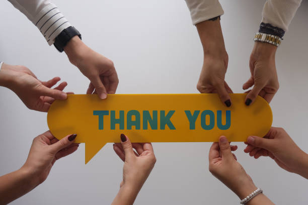 istock Thank you writes on the chat bubble. 1720563969