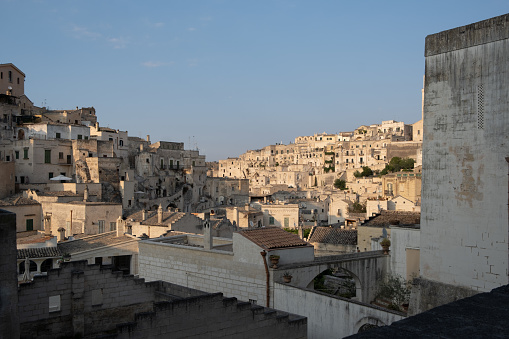 Landscape of the beautiful city of Matera