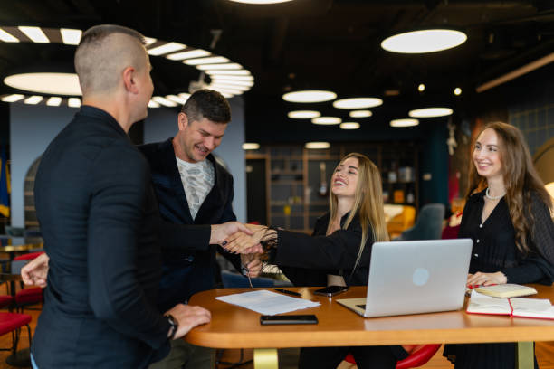 istock Business partners shake hands making successul deal 1720583220