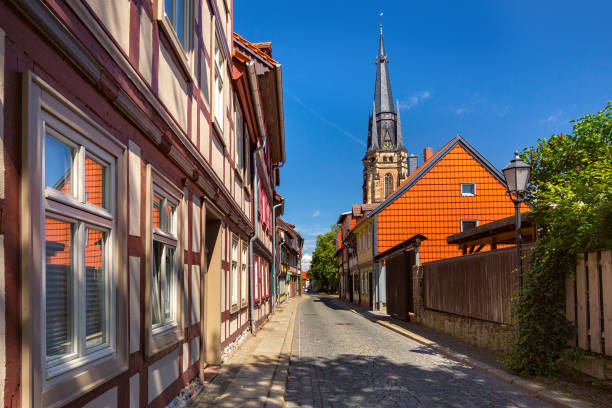 istock Medieval street in Wernigerode, Germany 1720655423