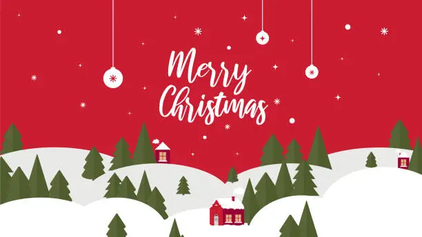 Vector illustration of Vector background.Merry Christmas and Happy New Year