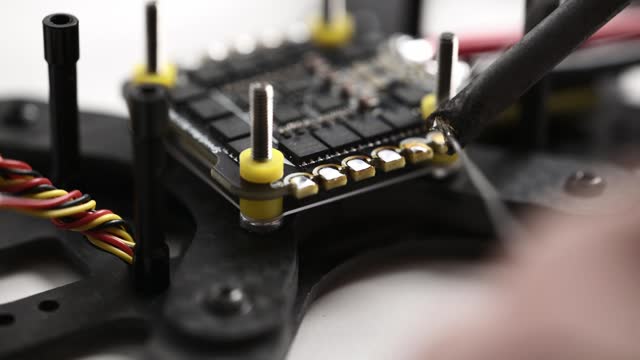 Soldering Connections On Microchip