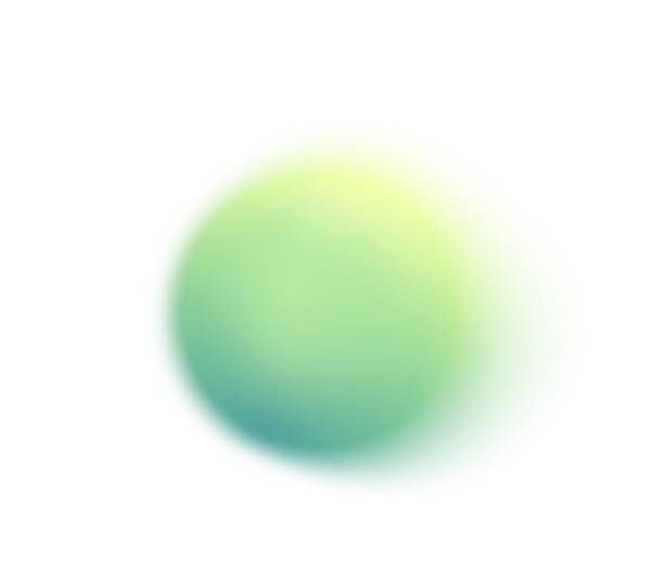 kolor, gradient, okrągły kształt, wektor, abstrakcyjne tło. jasna siatka z efektem akwareli z przezroczystą częścią wzdłuż granicy, forma organiczna - sozotechnika stock illustrations