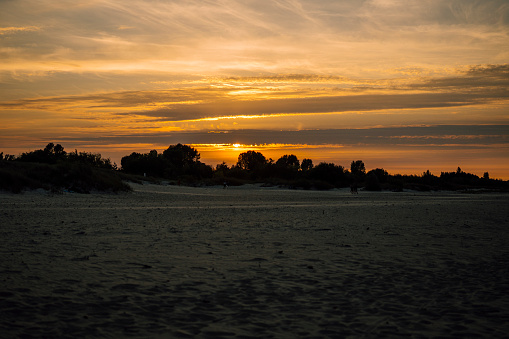 Sunset at the Beach in Rye