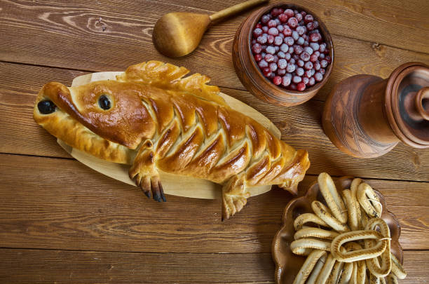Lattice-topped fish pie