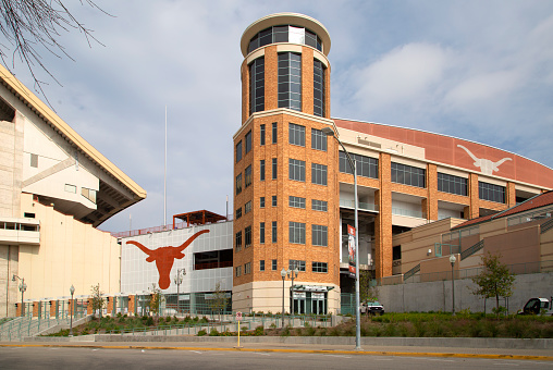 Las Vegas, Nevada, United States - September 21, 2020: New Allegiant stadium in Las Vegas Nevada USA. Opened in July 31 2020 and home to the National Football League's Las Vegas Raiders.