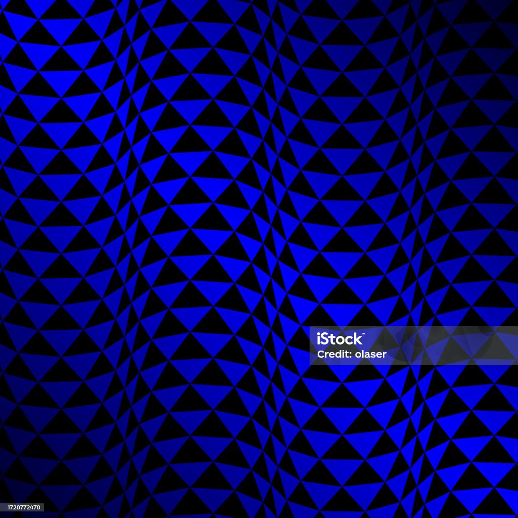 Solid Triangles Arranged In A Dark 3d Wave Pattern Crafting A Visually ...