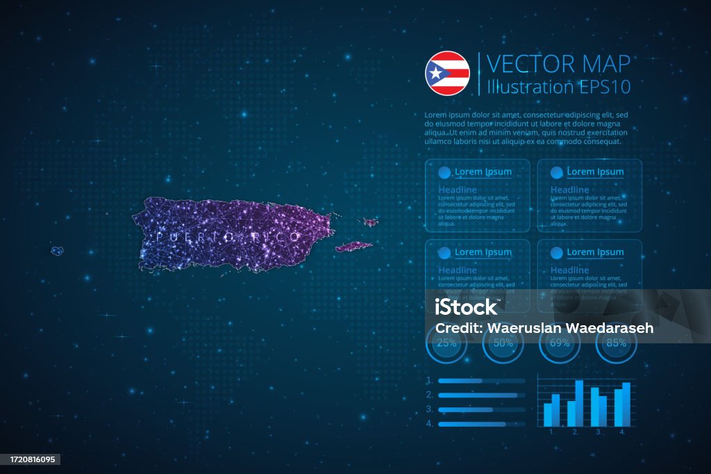 Powerpoint Map Puerto Rico Puerto Rico Map Infographics Template For Diagram Graph Presentation ...